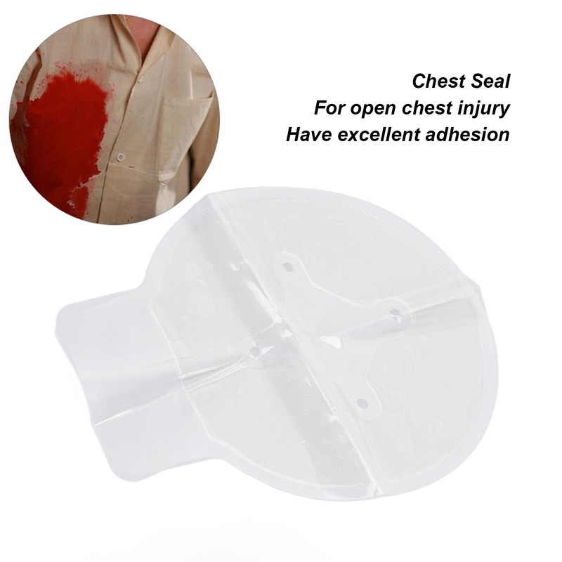 Chest Seal Emergency Aid Chest Seal Vented for Open Chest