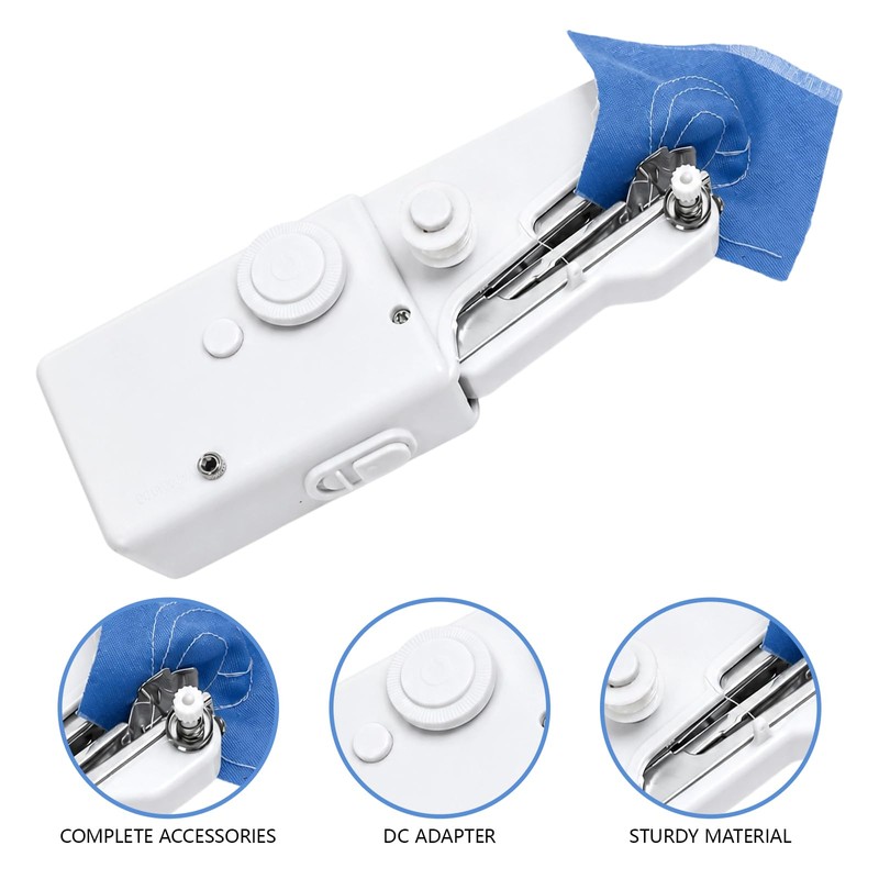 Handheld Sewing Machine, Mini Sewing Machine with Complete Accessory Kit,
