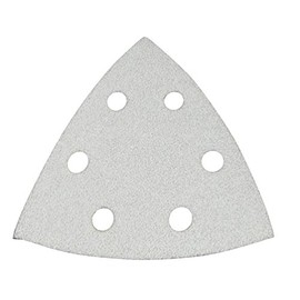 Makita A-52370 Magic Sanding Paper 100, 3.8 x 3.8 inches (96 x 96 mm), White, Triangle (10 Pack)