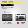 Scosche HA1710B Double DIN Radio Install Dash Kit Compatible with