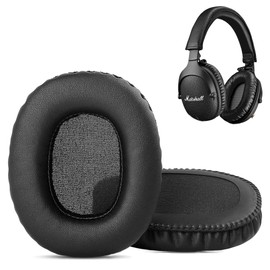Monitor Ear Pads, HAIZEEN Ear Pads Compatible with Marshall Monitor Over-Ear Headphones Ear Pads Replacement Cushions (Protein Skin/Memory Foam)