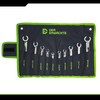 Der Erwachte Flare Nut Wrench Set, Standard & Metric, 10-Piece,