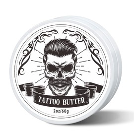 FUNAN Tattoo Butter Aftercare Cream, Tattoo Care Balm for Pre, During, After Tattoo Process, Safe, Natural Tattoo Aftercare Cream - 2 oz