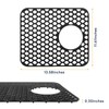 2PCS Kitchen Sink Mats, 12 * 14‘’ Silicone Sink Protectors