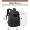 Tactical Laptop Backpack Military Backpack for Men Black Tactical Bag