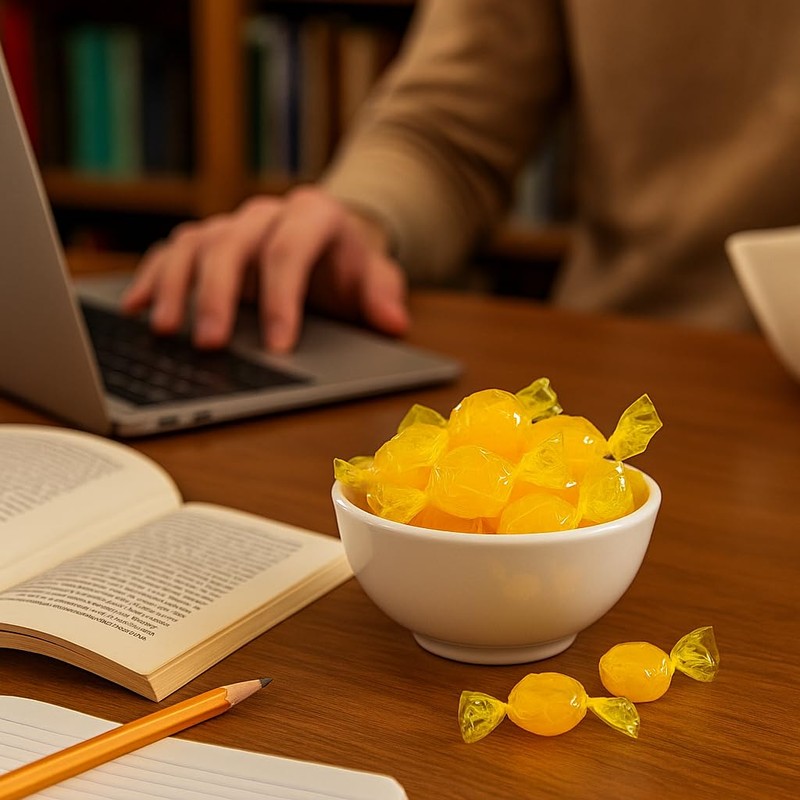 Butterscotch Hard Candy – Smooth Butterscotch Buttons, Rich, Golden Classic