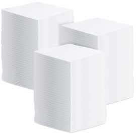 VitalCozy 150 Pack Mens Handkerchiefs 16 x 16 Inch White Cotton Handkerchiefs for Men Soft Square Hankies Father Husband Boyfriend Birthday Wedding Gifts Costume Accessories