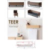 Miyatake Seisakusho Towel Hanger TEER Width 9.8 x Depth 2.8