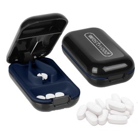 1 Piece Tablet Divider, Adjustable Pill Cutter, Portable 2-in-1 Pill Cutter, Portable Pill Cutter, Small Pill Cutter, for Handbag