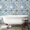 RoomMates Mediterranean Tile Peel And Stick Wallpaper Removable Washable No