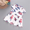 Beautiful Pattern Chinese Style Kid Dress Short Sleeve One Piece