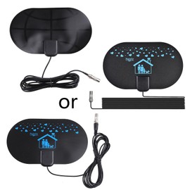 MinnowXY Digital Amplified Indoor TV Antenna Indoor and Outdoor TV Amplified Antennas 2000 Mile Signal Reception Digital TV