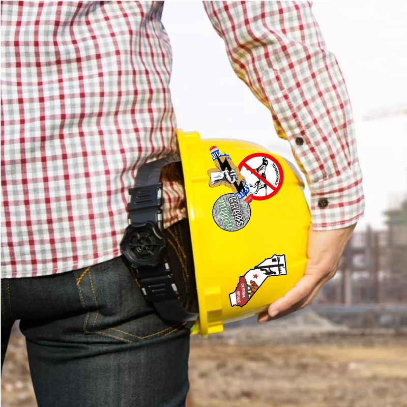 No BIRD DOGS Waterproof VINYL Hard Hat Sticker For Construction