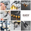MADCATZ 50 Pcs 3/4" LED Amber Marker Lights 3LED with