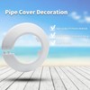 MroMax Fit 1.57" Outer Diameter Flange Water Pipe Cover Decoration