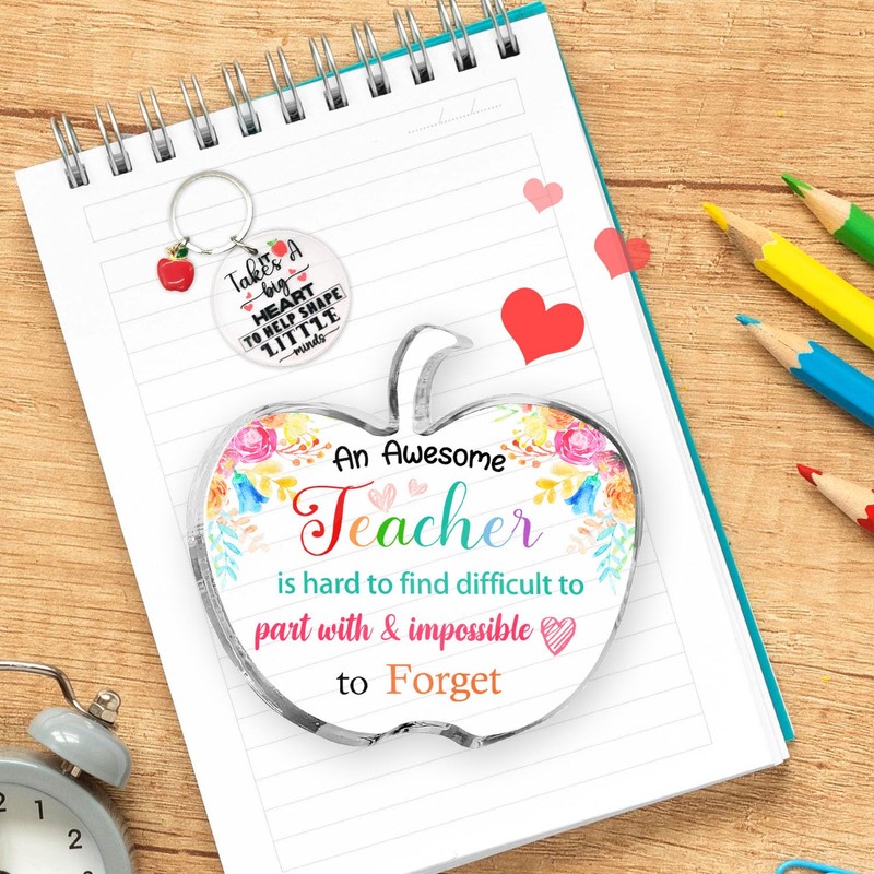 2 Pcs Teacher Appreciation Gifts for Women, Teacher Graduation Party