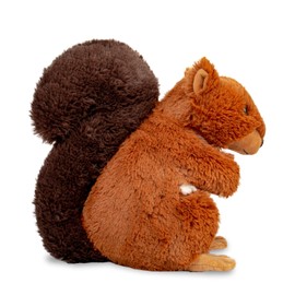 WEIGEDU Plush Squirrel Stuffed Animal, Huggable Furry Squirrel Toy for Kids Birthday Boys Girls Babies Bedtime Gift, 9.5"