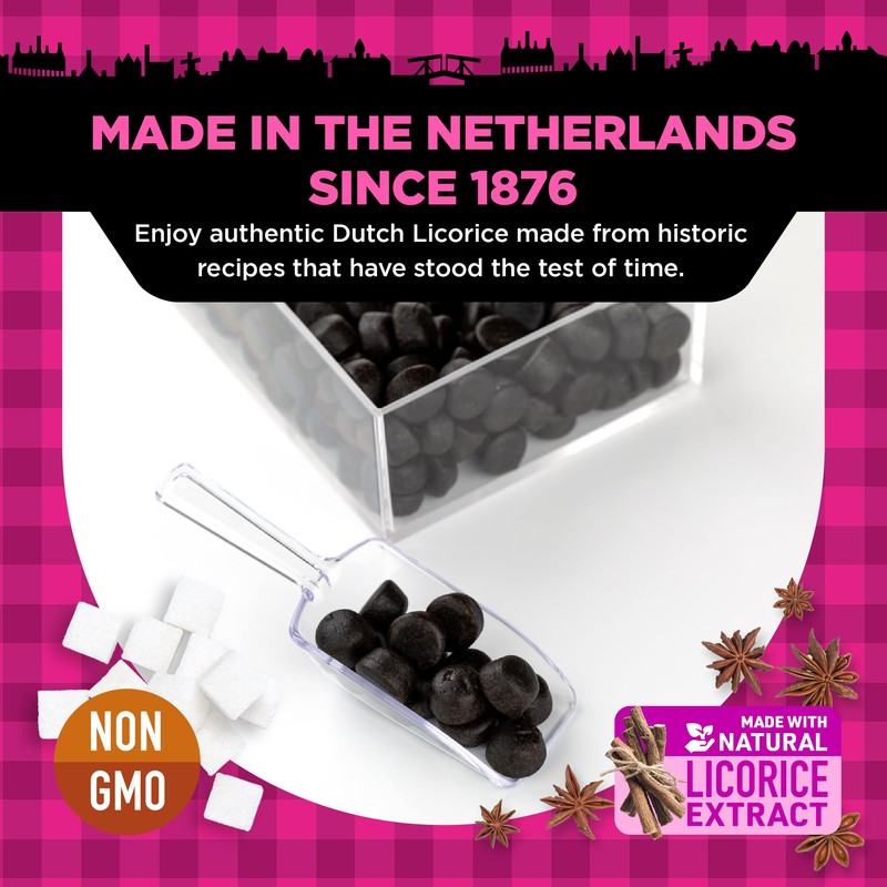 Gustaf's Dutch Licorice Cats - 5.2oz Bag - Sweet Black