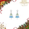 Christmas Tree Stud Earrings for Women Girls, 925 Sterling Silver