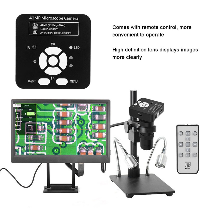41MP High Definition 100X USB Industrial Microscope Camera for Mobile
