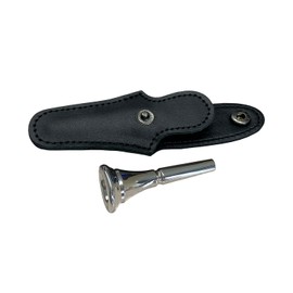 French Horn Mouthpiece,Silver Coating,with Pouch