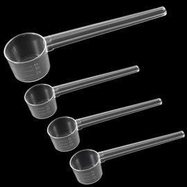 Giantree 4 Pcs Measuring Scoop, Washing Powder Scoop, 2g, 3g, 4g, 5g Scoop for Powder, Protein Scoop 5g Scoops 5 Gram Scoop for Protein Creatine Liquids Cooking Fitness Kitchen
