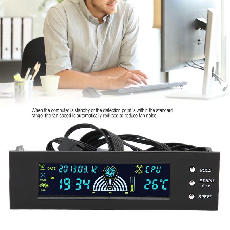 Computer Fan Controller Intelligent Accurate Automatic Control Convenient CPU Temperature