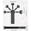 FERNIDA Finger Trainer, Hand Trainer, Forearm Trainer with Stainless Steel
