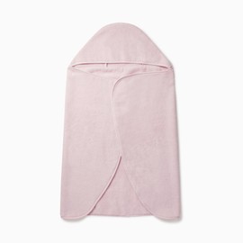 MORI Kids Hooded Bath Towel in Blush - Boys and Girls Bathing Cape - Super Soft Organic Micro Cotton - Suitable for 1-3 Years - One Size