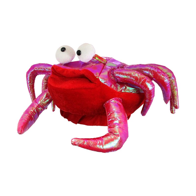 Nicky Bigs Novelties Adult 3D Iridescent Crab Hat - Mardi