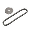 428 19T 17mm Sprocket with 428 60 Links Chain Steel