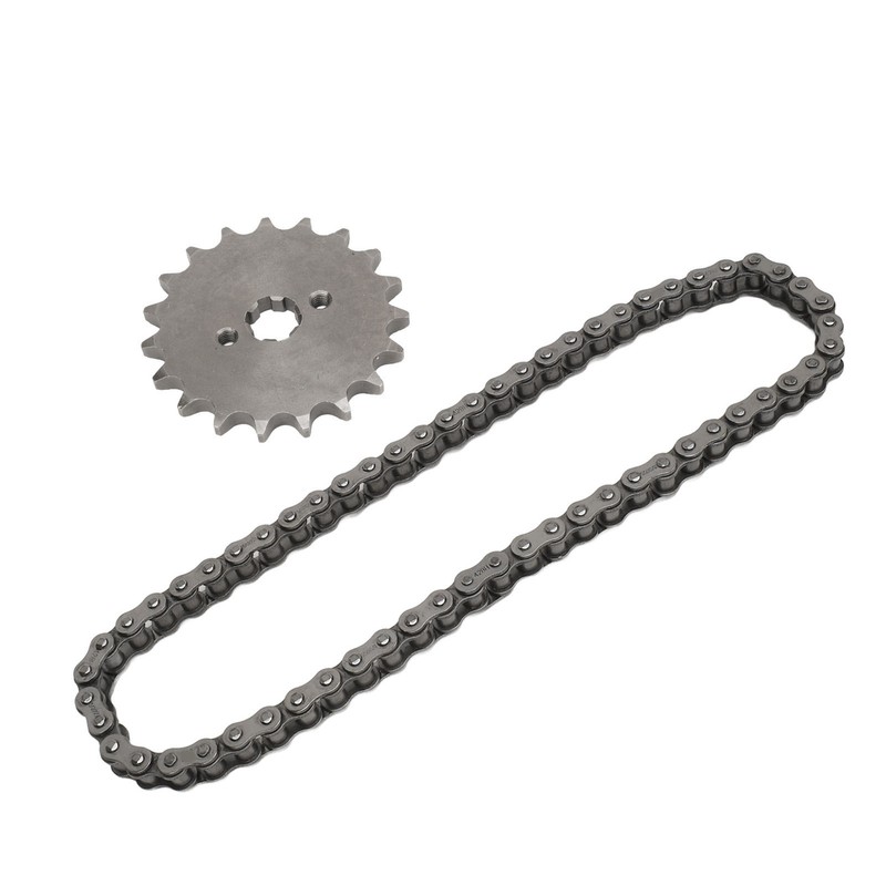 428 19T 17mm Sprocket with 428 60 Links Chain Steel