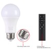 MXhme A19 LED Light Bulbs with Remote Control, 800LM 9W