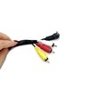 JZK 3.5mm male to 3 RCA male stereo audio cable,