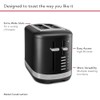KitchenAid 2 Slice Automatic Toaster with Extra Wide Slots KMT2109BM,