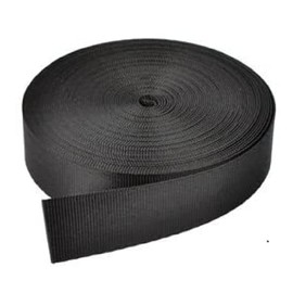 LIUSM 10 Yard Nylon Webbing Strap,Black Durable Flat Straps for Outdoor/DIY Repair (1 inch)