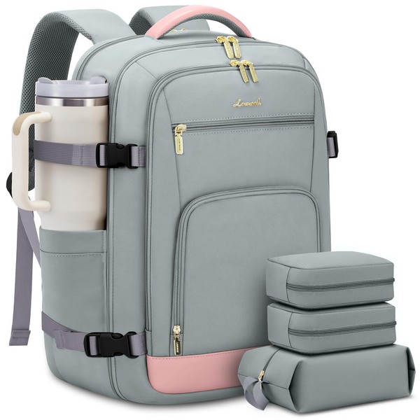 LOVEVOOK 50L Travel Backpack for Women Flight Approved, Carry on