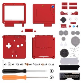eXtremeRate Full Case for Gameboy Advance SP, IPS Ready Upgraded Case & Button Case Cover Shell Cover Buttons for gba SP IPS & Standard LCD (Without Console & Board) Classic Monster Index Style