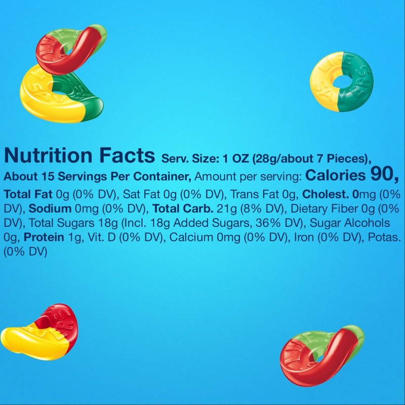 LIFE SAVERS Collisions Gummy Candy, 3.22 oz Bag (Pack of