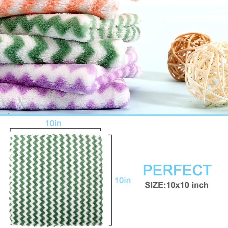EigPluy Microfiber Cleaning Cloth,12 Pack Dish Cloths,10x10 Inches Dish Towels,Super