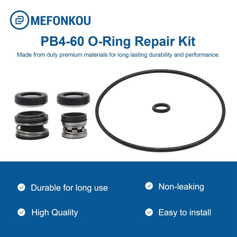 MEFONKOU PB4-60 O-Ring Repair Seal Kit & Shaft Pump Compatible