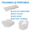 Soddeph Collapsible Water Container Bag, BPA Free Food Grade Clear