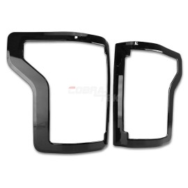 CBK For 2015–2020 Ford F-150 F150 Tail Light Trim Cover Gloss Black ABS Overlay