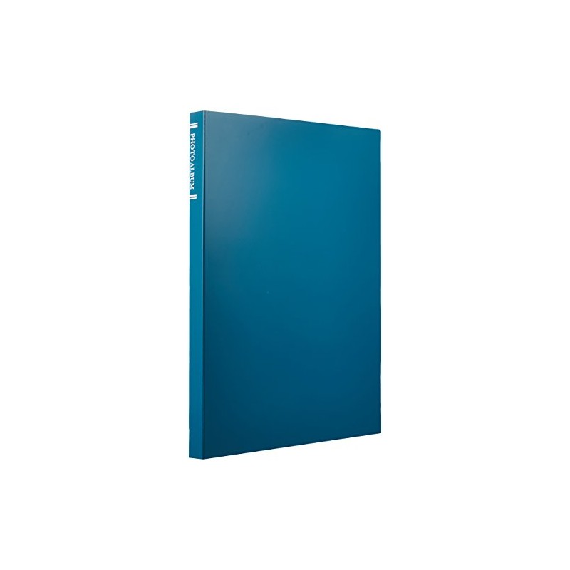 Nakabayashi CTP2L-80-BU Clear Pocket Album, 2L Size, 88 Sheets, Blue