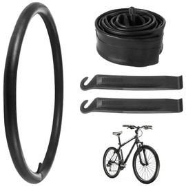 yeesport 2 PCS Bicycle Inner Tubes with 2 Tire Levers, 26 x 1.95-2.125 Inches Bicycle Tubes with 30mm Schrader Valve, Butyl Rubber Inner Tubes for Road Bikes