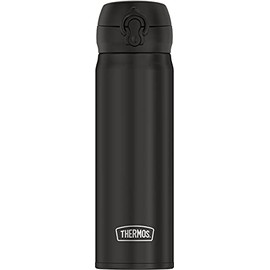 THERMOS 16oz Stainless Steel Direct Drink Bottle, Black