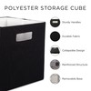 DII Collapsible Polyester Storage Cube, Solid, Lightweight and Durable, Small