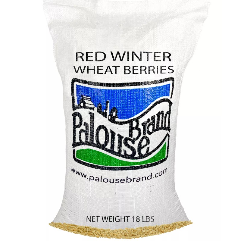 Palouse Brand Bulk Red Winter Wheat Berries, 18 LBS