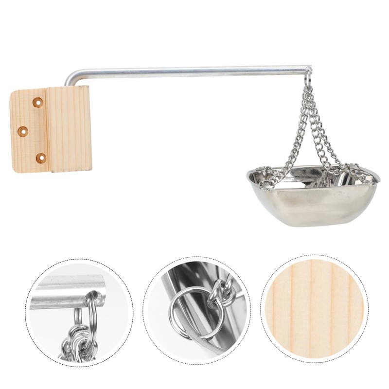 Gatuida 1set Stainless Steel Essential Oil Bowl Aromatherapy Tray for
