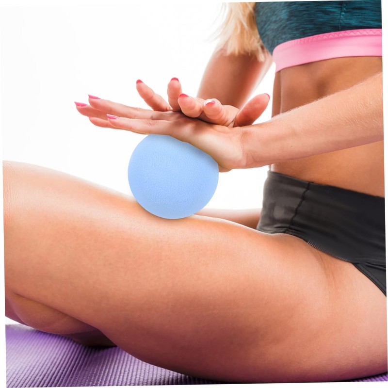 FRCOLOR 2pcs Body Massage Ball Deep Tissue Fitness Ball Handheld